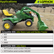 Load image into Gallery viewer, AM115629 Intank Fuel Pump for John Deere 425 445 455 X465 X475 X575 Lawn and Garden Tractor For 400 Series #E11000 AM115073