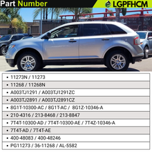 Load image into Gallery viewer, 11273N 150A 12V Alternator Compatible for Ford Edge 2007-2014 Fusion 2010-2012 Taurus 2008-2012 for Lincoln MKS 2010 MKX 2007-2010 MKZ 2007-2012 For Mercury Sable 2008 2009 3.5L 3.7L 6-Groove CW 6-Groove Pulley #11273