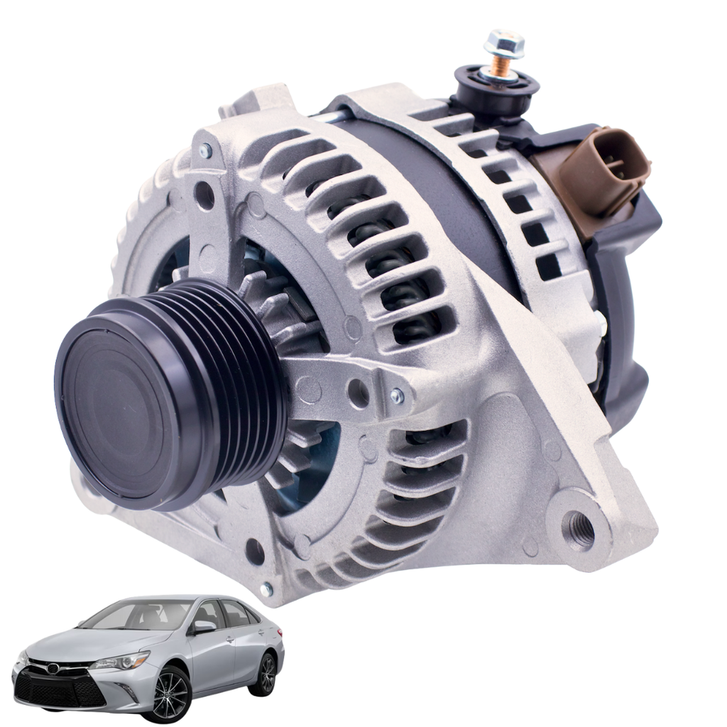 104211-3541 12V 125A Alternator for Toyota Camry 2.5L L4 2014-2017 For RAV4 L4 2.5L AWD 2013-2018 For RAV4 All Engine 2017-2018 Replacement 104211-3161 27060-0V170 27060-36080 210-1244 210-0875 6-Groove Clutch Pulley CW