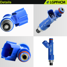 23250-0D050 Fuel Injectors Fit For Toyota Corolla Matrix 2005-2008 1.8L Yaris 2006-2018 1.5L For Pontiac 2005 2006 Pontiac Vibe 2007 2008 1.8L 12 Holes # 23209-0D050 FJ847 2320922090 232090D050 4pcs