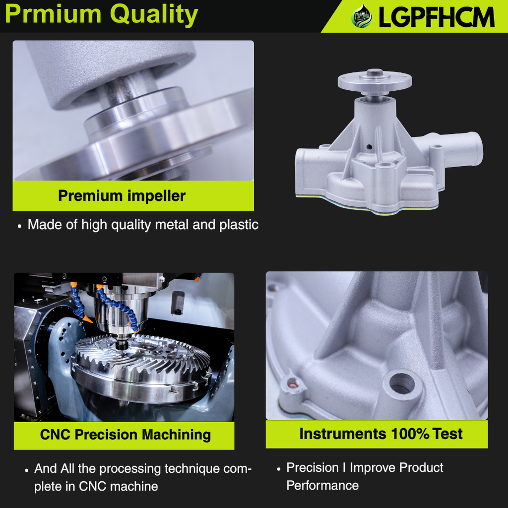 21010-L1125 21010-L1100 Engine Water Pump Compatible With Nissan Forklift H20 Engine Forklift FG20-C FG20-KC FG20-KT FG20-T FG20-W FG25-C FG25-KT FG25-T H20 FG30-C FG30-C8