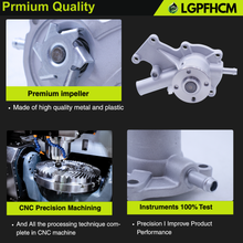 Load image into Gallery viewer, 0185-5433 Engine Water Pump with Gasket Compatible With Cummins Onan RV Diesel Generator #185-5433 01855433 1855433 10mm