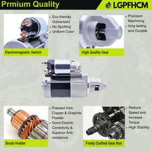 Load image into Gallery viewer, 410-52301 12V 10T Starter Motor Fit For John Deere 600M 600R Series 636M 648M 648R 652B 652E 652M 652R 661R W Series W36R W48R W52R WH36A # AUC12656 MIA11626 19169N