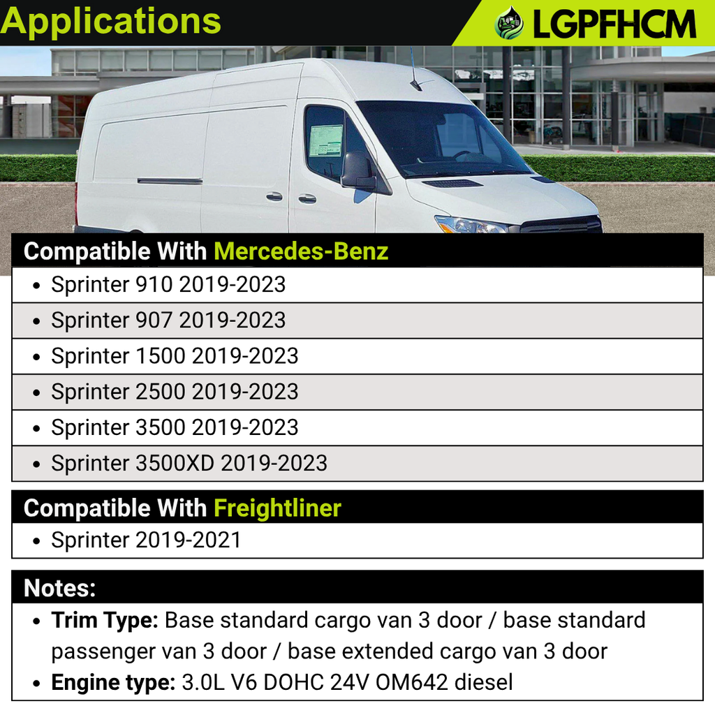 9107605000 9077604100 Right Sliding Door Roller Lower w/Bracket Compatible with Mercedes Sprinter 910 907 1500 2500 3500 3500XD 2019 2020 2021 2022 2023 For Freightliner Sprinter 2019-2021