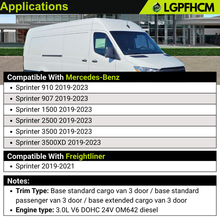 Load image into Gallery viewer, 9107605000 9077604100 Right Sliding Door Roller Lower w/Bracket Compatible with Mercedes Sprinter 910 907 1500 2500 3500 3500XD 2019 2020 2021 2022 2023 For Freightliner Sprinter 2019-2021