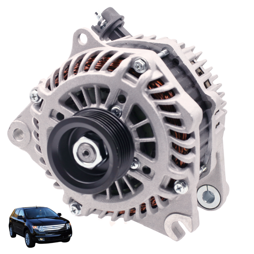 11273N 150A 12V Alternator Compatible for Ford Edge 2007-2014 Fusion 2010-2012 Taurus 2008-2012 for Lincoln MKS 2010 MKX 2007-2010 MKZ 2007-2012 For Mercury Sable 2008 2009 3.5L 3.7L 6-Groove CW 6-Groove Pulley #11273