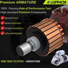 Load image into Gallery viewer, 119626-77010 119626-77011 12V 9T Starter Motor Yanmar Engine 2T75U-N 3TNV70 3TNV76-KGD 3T72 3T75 3TN66 3TN72 3TN75 3TNA72 3TNA75180 T190 T200 T250 T300 T320 For John Deere Tractors UTV Pro Gator 2020 2030 850D