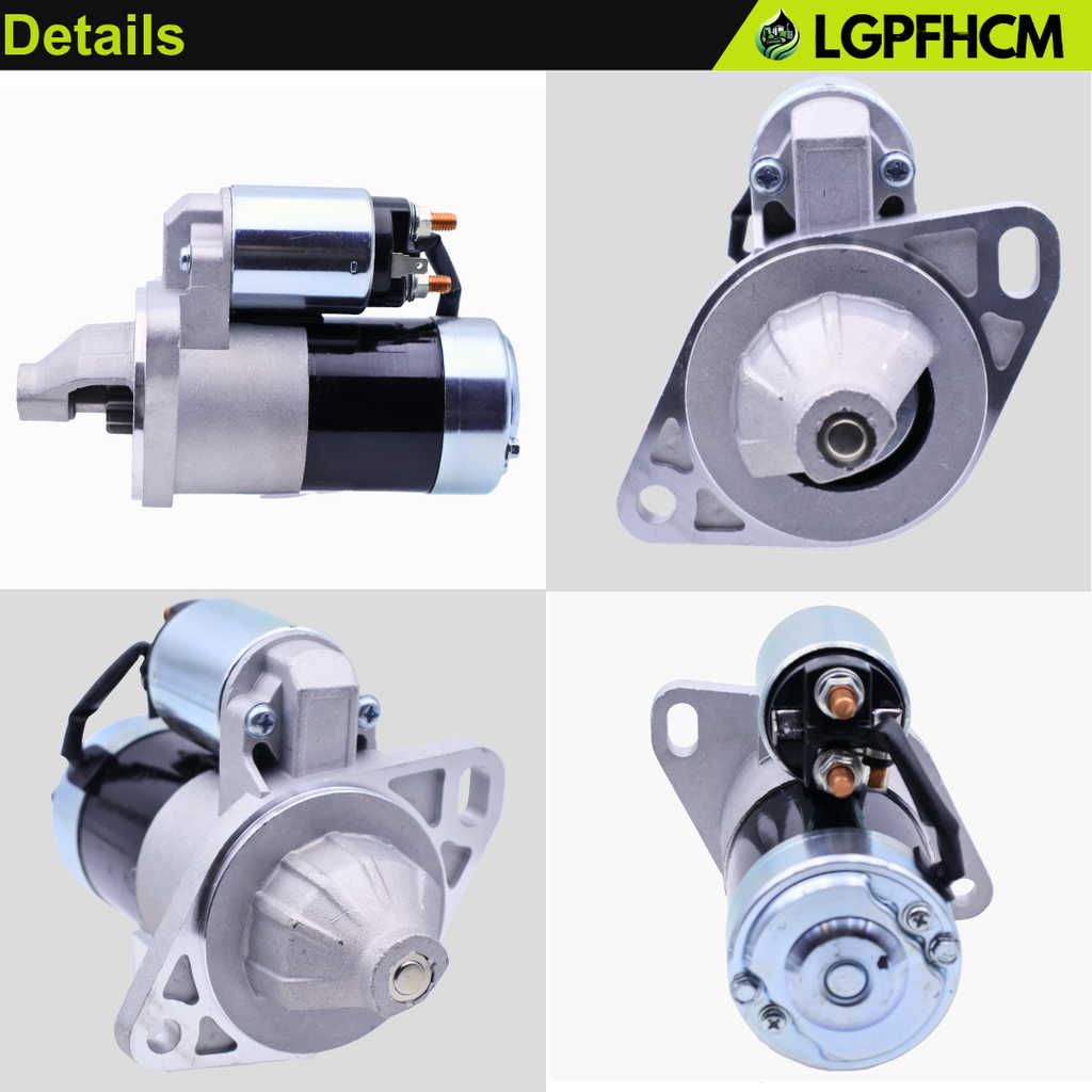 119626-77010 119626-77011 12V 9T Starter Motor Yanmar Engine 2T75U-N 3TNV70 3TNV76-KGD 3T72 3T75 3TN66 3TN72 3TN75 3TNA72 3TNA75180 T190 T200 T250 T300 T320 For John Deere Tractors UTV Pro Gator 2020 2030 850D