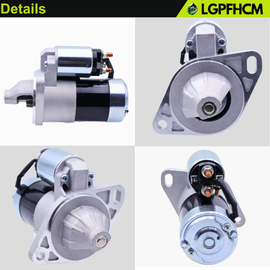 119626-77010 119626-77011 12V 9T Starter Motor Yanmar Engine 2T75U-N 3TNV70 3TNV76-KGD 3T72 3T75 3TN66 3TN72 3TN75 3TNA72 3TNA75180 T190 T200 T250 T300 T320 For John Deere Tractors UTV Pro Gator 2020 2030 850D