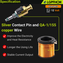 Load image into Gallery viewer, 122-5053 12V Oil Pump Solenoid Valve For Caterpillar For CAT Excavators E322C 325C 3116 3126B 3126 3126E for 1995-2003 Ford F250 F350 E350 E450 7.3 IPR Valve Injector Pressure Regulator Sensor Valve # 1225053 107-1228 F81Z9C968AB