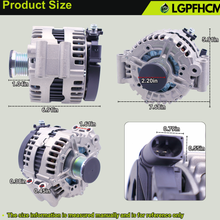 Load image into Gallery viewer, 12317558219 180A Alternator for BMW 135i 3.0L 2008-2010 335i 2007-2010 335is 2011-2013 335xi 2009-2010 535i 2008-2010 535xi 2008 # 12317558220 0121715016 0121715116 11302N