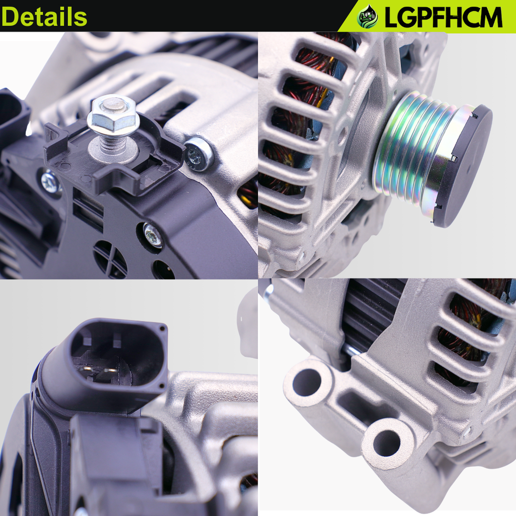 12317558219 180A Alternator for BMW 135i 3.0L 2008-2010 335i 2007-2010 335is 2011-2013 335xi 2009-2010 535i 2008-2010 535xi 2008 # 12317558220 0121715016 0121715116 11302N
