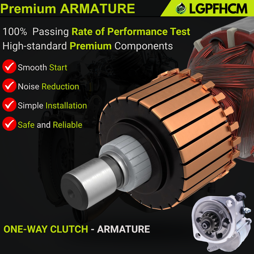 129129-77010 12V 13T 1.4KW Starter Motor For Yanmar Engine Industrial 3TN84 4TNE88 For John Deere 3014 3015 4019 4020 4210 4300 4310 4400 4410 790 1600 #129407-77010 AM876435 228000-3732 9722809-373 TY25237 TY25233