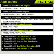 Load image into Gallery viewer, S13-332 VV12913677011 YM129400-77012 Starter Compatible with Komatsu Excavator Pc35 Pc40 Pc50 Sk815 Sk714 4D88e 12 Volt S13-332 Vv12913677011 Ym12940077012, 129136-77011 S13332, 12913677011