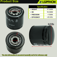 Load image into Gallery viewer, LVA12812 Hydraulic Transmission Oil Filter Fit for John Deere 2305 2210 Series Compact Utility Tractors Hydraulic Oil Filter Replace LVU800812