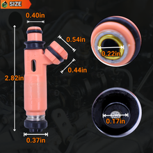 Load image into Gallery viewer, 6PCS FJ644 23250-0A020 Fuel Injectors For Lexus ES300 V6 3.0L 2002-2003 ES330 RX330 3.3L 2004-2006 RX400h 2006-2008 For Toyota Camry 2002-2006 Highlander 2004-2007 Sienna 2004-2006 Solara 2004-2008