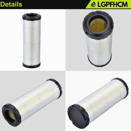 P772578(Outer core) Air Filter Compatible with YANMAR Engine 4TNV84T 3TNV88C 3TNV88 4TNV84 Replace Part Number 26510362/42801/Z76AFAXEO5/9831967/37A0112110/92847490/04272304/AF25539