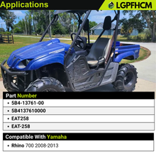 Load image into Gallery viewer, 1 Pcs 5B4137610000 5B4-13761-00-00 Fuel Injector Compatible with Yamaha Rhino 700 2008 2009 2010 2011 2012 2013 12 Holes # 5B4-13761-00