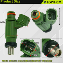 Load image into Gallery viewer, 1 Pcs 5B4137610000 5B4-13761-00-00 Fuel Injector Compatible with Yamaha Rhino 700 2008 2009 2010 2011 2012 2013 12 Holes # 5B4-13761-00