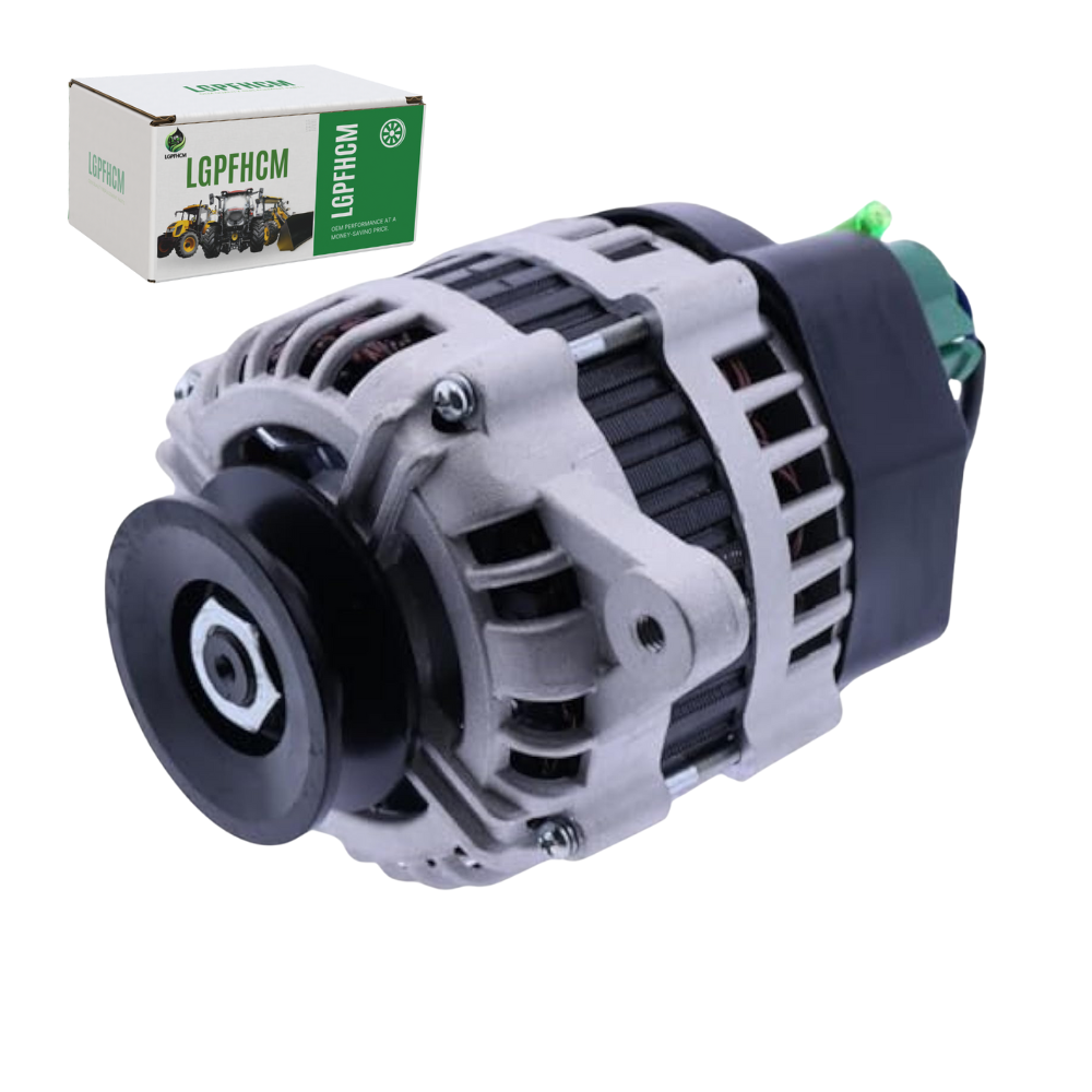 RE234714 0-124-110-008 0124110008 Alternator Compatible with John Deere Tractor 5038 5045D 5045E 5050E 5055E 5060E 5065E 5075E 5075EF 5103 5204 5303 5310 5310S 14V 43A