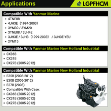 Load image into Gallery viewer, 129242-77010 12V 11T 1.4KW Starter Motor Compatible With Yanmar Marine 3JH3 4JH3 3TNV 2YM15 3JH4E 3YM20 3Ym30 3Tne88 4TNE88 #129608-77010 129698-77010 VV12924277010 20513073