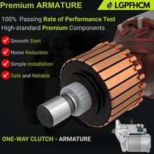 Load image into Gallery viewer, 15471-63011 12V 9T Starter Motor For Kubota Excavator K008 Tractors-Compact B2150 B9200 Tractors-Garden G1800 G1900 UTV 900 For Thomas Equipment Skid Steers T84 Universal Inboard M-35