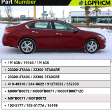 Load image into Gallery viewer, 19163N Starter Motor for Nissan Altima 2013 2014 2015 2016 2017 2018 For Nissan Rogue 2014 2015 2016 2017 2018 2019 2020 L4 2.5L # 23300-3TA0C M000TB0071 M000TB0072 23300-3TA0A 410-48310