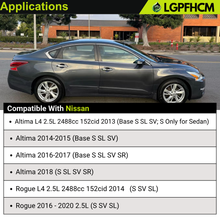 Load image into Gallery viewer, 19163N Starter Motor for Nissan Altima 2013 2014 2015 2016 2017 2018 For Nissan Rogue 2014 2015 2016 2017 2018 2019 2020 L4 2.5L # 23300-3TA0C M000TB0071 M000TB0072 23300-3TA0A 410-48310