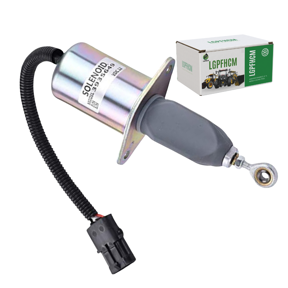 LGPParts 3936026 SA-4767-12 5016244AB 12V Fuel Shut Off Solenoid for 5.9L 8.3L Cummins Dodge RAM Diesel Engine 4B 6B 6C For Motorhomes Ford Freightliner For YMRL-AUTO Stop Solenoid Valve