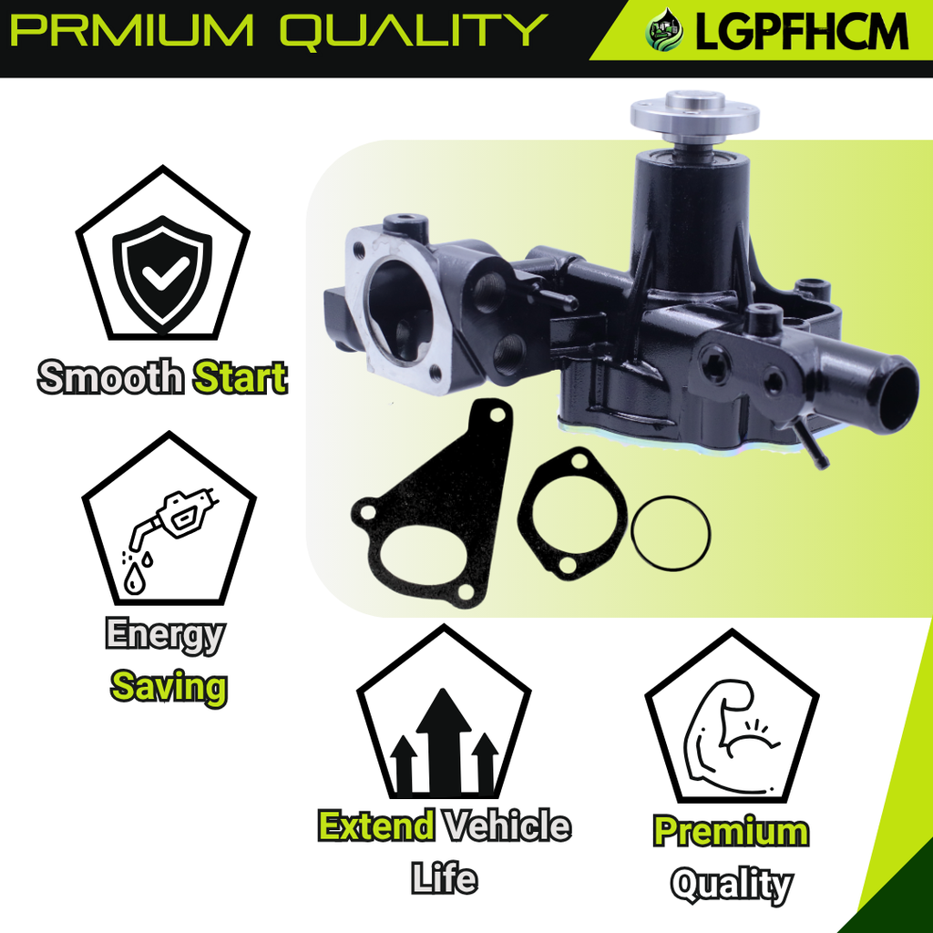 129001-42001 129001-42002 129004-42001 Water Pump with Pipe for Yanmar Engine 3D84E 4D88E 3TNE84 3TNE88 3TNV84 3TNV88 4TNE84 4TNE88 4TNV84 4TNV88 For Takeuchi TB135 TB145 For Komatsu SK820 SK815