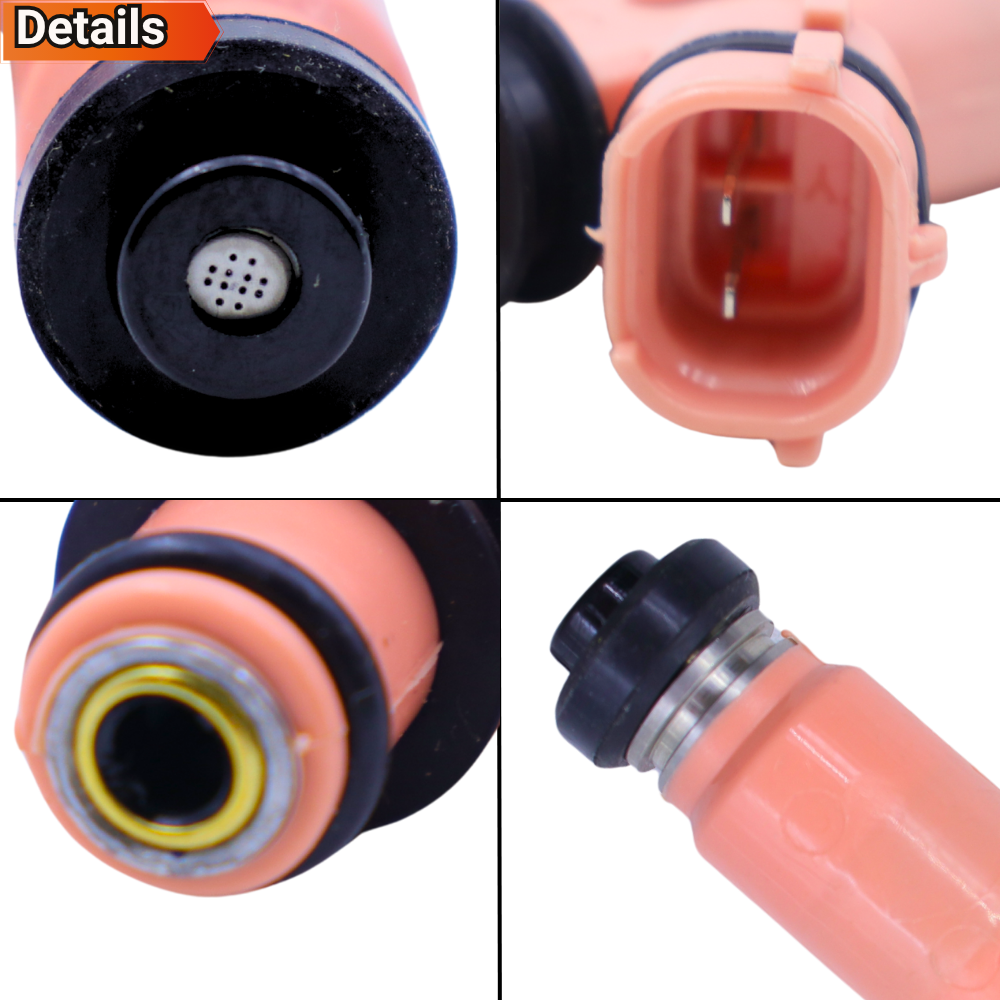 6PCS FJ644 23250-0A020 Fuel Injectors For Lexus ES300 V6 3.0L 2002-2003 ES330 RX330 3.3L 2004-2006 RX400h 2006-2008 For Toyota Camry 2002-2006 Highlander 2004-2007 Sienna 2004-2006 Solara 2004-2008