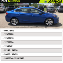 Load image into Gallery viewer, MPA12473 12V 1.4 KW 17T Starter Motor For Chevrolet L4 1.5L Equinox 2018-2023 Malibu 2017-2023 1.4L Cruze 2017-2019 For GMC Terrain 1.5L 2018-2023 For Buick Encore 1.5L 2017-2019 CW # 12673600