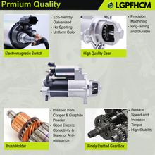 Load image into Gallery viewer, MPA12473 12V 1.4 KW 17T Starter Motor For Chevrolet L4 1.5L Equinox 2018-2023 Malibu 2017-2023 1.4L Cruze 2017-2019 For GMC Terrain 1.5L 2018-2023 For Buick Encore 1.5L 2017-2019 CW # 12673600