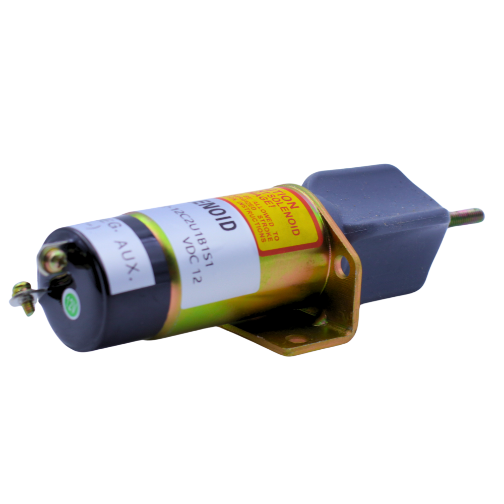 3740028 1502-12C2U1B1S1 12V 2 Terminals Fuel Shut Off Solenoid For Trombetta For JLG Lift For Kubota Engine WG-750 DF-750 DF-752 DF-972 D-905 D1105 Z482 For Dual Fuel Engine Z-34-22 Z-45-22