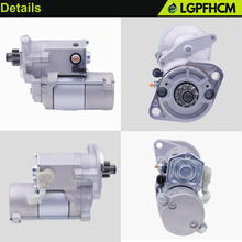 Load image into Gallery viewer, 12V 9T Starter Motor 17123-63013 17123-63016 for Kubota Engine V2203MEBH for Kubota Excavator KX121-3 KX161-3 Tractor L3430HSTC L4330HSTC L4740GST L48 L5030GST L5040GST L5240HST L5740HST 2.0KW