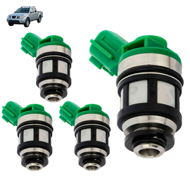 4Pcs 16600-1S700 FJ397 Fuel Injectors For Frontier 1998 1999 2000 2001 2002 2003 2004 For Nissan 2.4L Pickup 1996-1997 Xterra 2000-2004 # 800-1404N 842-18125 297-1005 FJ10514