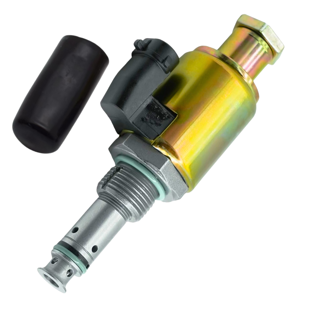 122-5053 12V Oil Pump Solenoid Valve For Caterpillar For CAT Excavators E322C 325C 3116 3126B 3126 3126E for 1995-2003 Ford F250 F350 E350 E450 7.3 IPR Valve Injector Pressure Regulator Sensor Valve # 1225053 107-1228 F81Z9C968AB
