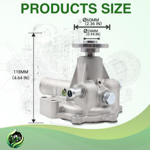 Load image into Gallery viewer, LGPparts 145017951 SBA145017780 SBA145017721 Water Pump (C&amp;U Bearing) For Ford New Holland TC40 TC40A TC45 TC45A TC45D 1720 1925 LS150 L160 LX565 LX665 For Perkins 403C-15 404C-22 404C-22T 103.15 104.19 For New ASV RC30 RC50 RC60