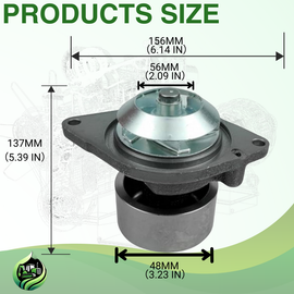LGPparts 3286277 6735-61-1501 Water Pump For Cummins 4BT 3.9L 6BT 5.9L For Komatsu 6D102 S6D102 PC200-6 For Case IH 1840 40XT 60XT 70XT 85XT 90XT 95XT Tractor 580 Mx100 For For-d Truck B700 Cf700