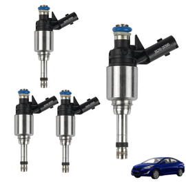 4pcs 35310-2E500 Fuel Injector Fit For Hyundai Elantra Elantra GT Elantra Coupe 2014-2017 Tucson 2014-2015 For Kia Forte Forte5 2014-2016 Soul 2014-2016 2.0L # FJ1286 353102E500