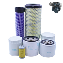 Filter Kit TC620-93230 HH164-32430 TC422-82620 1J800-43170 1G311-43380 HHK70-14070 Compatible with Kubota L3301 & L3901 w/D1803 L3901HST Engine