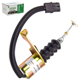 3932017 SA-3742-12 12V Fuel Shutoff Solenoid Valve With Bracket Kits for Deutz Bosch RSV Engine Solenoid Coil