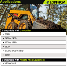 Load image into Gallery viewer, 397-9953 12V 80A Alternator High Output 1-Groove Clutch Pulley Fit For Caterpillar 236D 242D 246D 257D 259D 262D 277D 279D 287D 289D #23992N 1G398-64012 A5TA8277 400-48