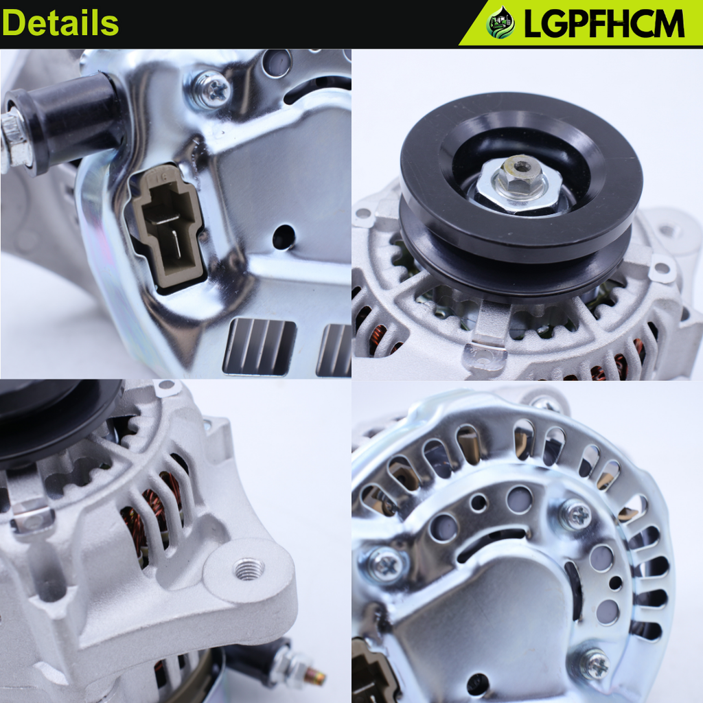 12V 40A 101211-8960 11730-64011 Alternator Compatible for Kubota Engine V3800 V2607-CR-TE4 Excavator KX057-4 U55 U55-4 U48-4 KX057-4CA U55-4CA