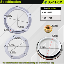 Load image into Gallery viewer, 4024883 3941786 Front Crankshaft Oil Seal Compatible with Cummins Engine ISC ISL C8.3 8.3C 6C 6CT8.3
