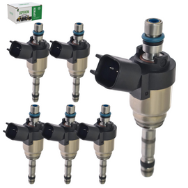 6PCS 35310-3C550 35310-3C560 Fuel Injectors for Hyundai Azera 3.3L V6 For Genesis Genesis Coupe 2012-2014 For Santa Fe GLS Limited 2013-2014 For Kia Cadenza Limited Premium For Sorento 2014-2015