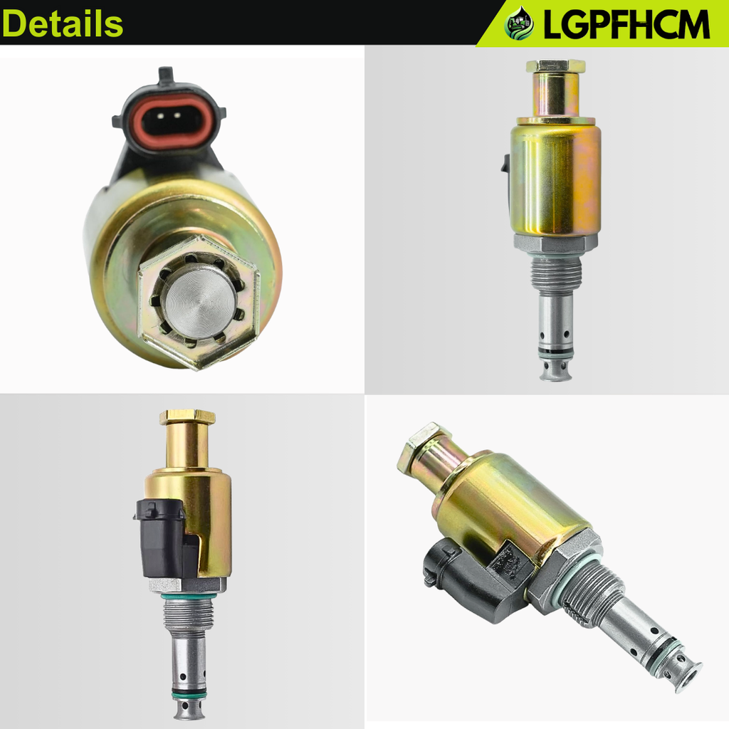 122-5053 12V Oil Pump Solenoid Valve For Caterpillar For CAT Excavators E322C 325C 3116 3126B 3126 3126E for 1995-2003 Ford F250 F350 E350 E450 7.3 IPR Valve Injector Pressure Regulator Sensor Valve # 1225053 107-1228 F81Z9C968AB