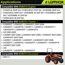 Load image into Gallery viewer, 1.4KW 8T 410-52265 Starter Motor Replacement For Kubota Compact Tractor L3540 L3830 L39 L3940 L4240 L4330 L4630 L4400 L45  #228000-9800 9722809-980 T1150-16800 T1150-16801
