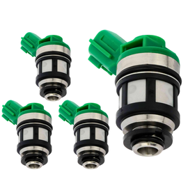 4Pcs 16600-1S700 FJ397 Fuel Injectors For Frontier 1998 1999 2000 2001 2002 2003 2004 For Nissan 2.4L Pickup 1996-1997 Xterra 2000-2004