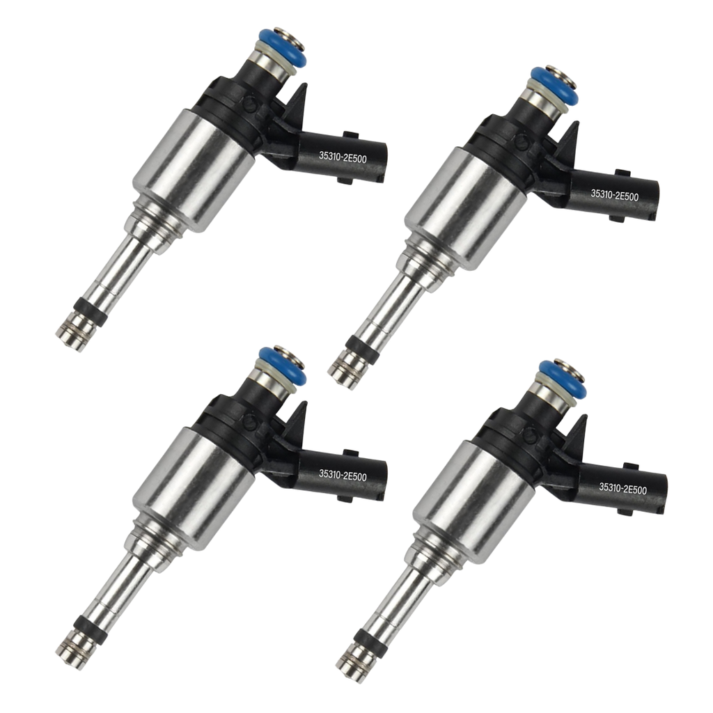 4pcs 35310-2E500 Fuel Injector Fit For Hyundai Elantra Elantra GT Elantra Coupe 2014-2017 Tucson 2014-2015 For Kia Forte Forte5 2014-2016 Soul 2014-2016 2.0L # FJ1286 353102E500